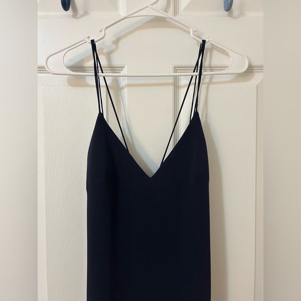 Alice + Olivia Leigh Low Cross Back Fitted Dress with lace hem NWT 6 - Picture 4 of 16